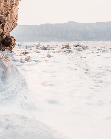 Panguitch Lake in winter